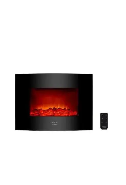 Chimenea Eléctrica Cecotec Ready Warm 2200 Curved – 22 pulgadas y 2000W