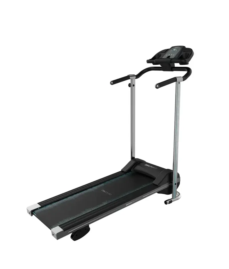 Cinta de Andar plegable 550W con 12 programas y panel LCD para entrenamiento en casa Cecotec