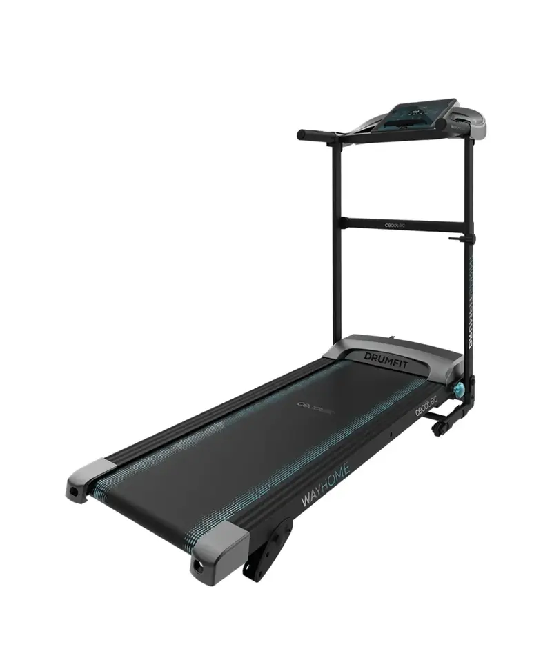 Cinta de Correr plegable 900W con 12 programas y panel LCD para entrenamiento en casa Cecotec