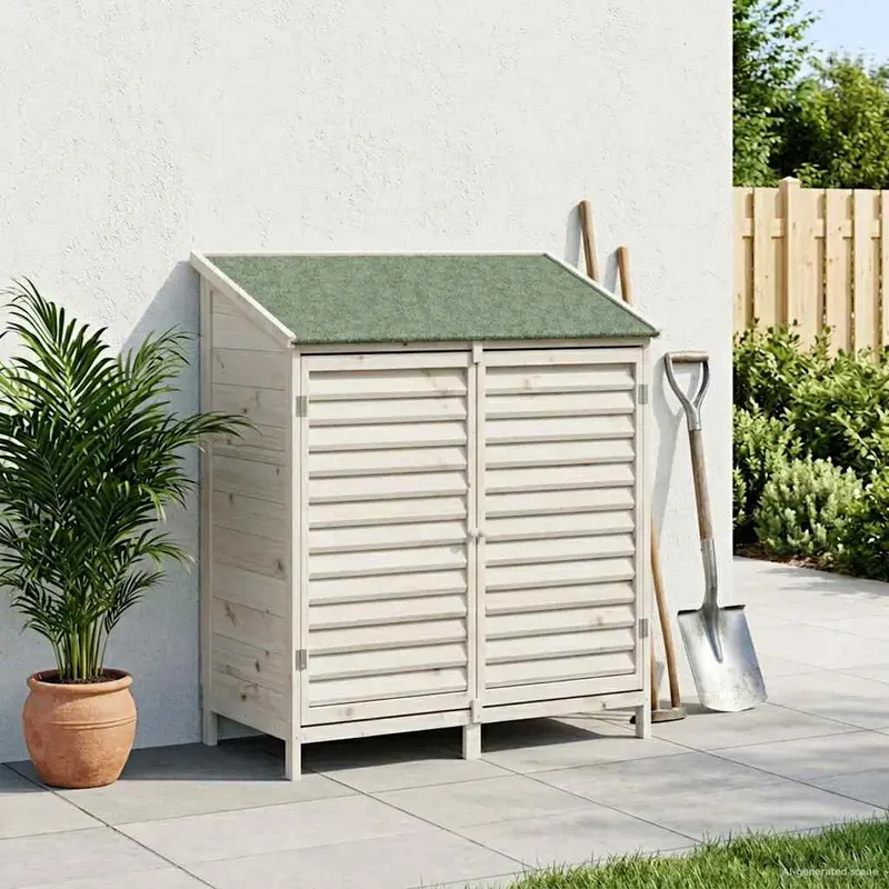 Cobertizo de Jardín Blanco 106 x 56 x 113,5 cm
