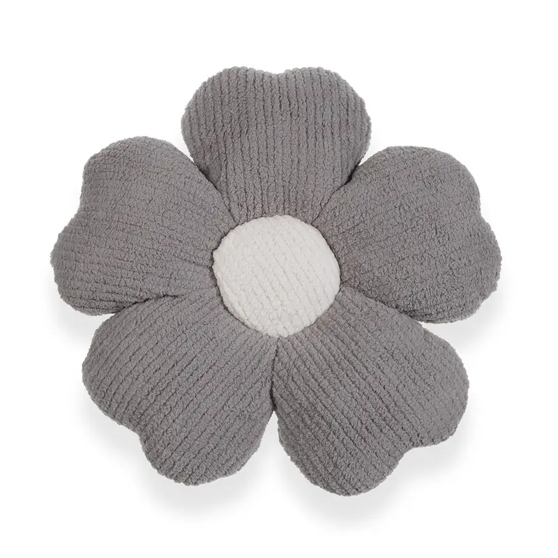 COJIN FLOR GRIS