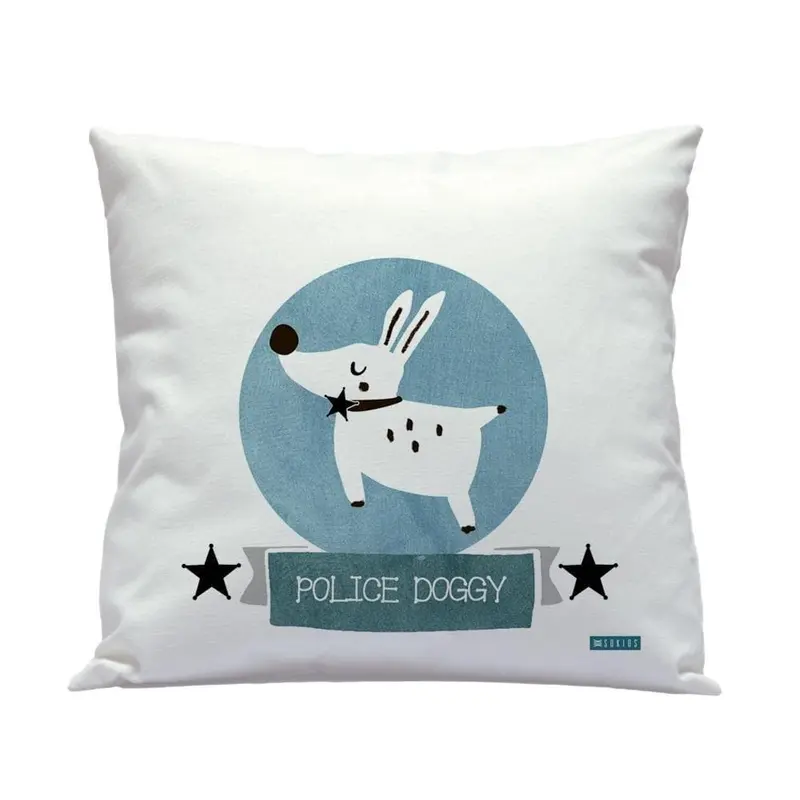 Cojín Infantil Punky Perro Policía 30x30