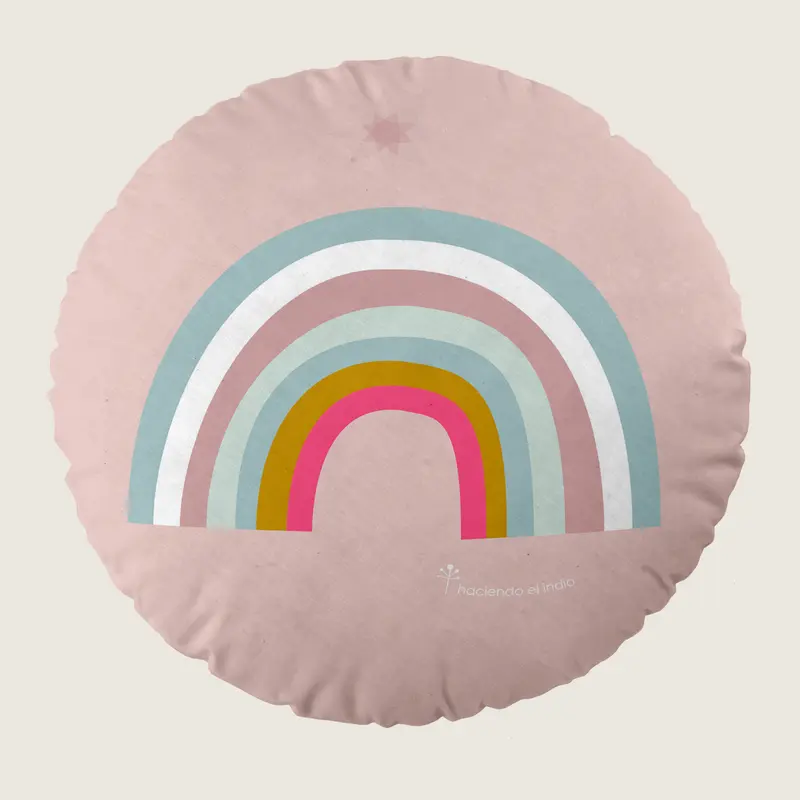 COJÍN REDONDO INFANTIL ESTAMPADO CIRCLE 10