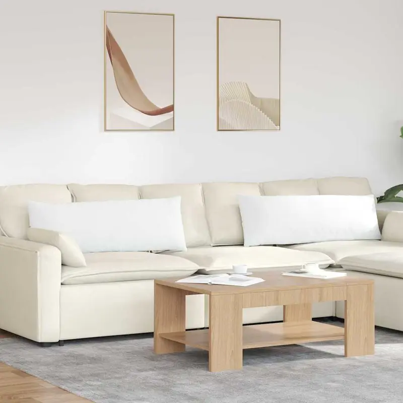 Cojines de sofá 2 pcs 120 x 40 cm tela