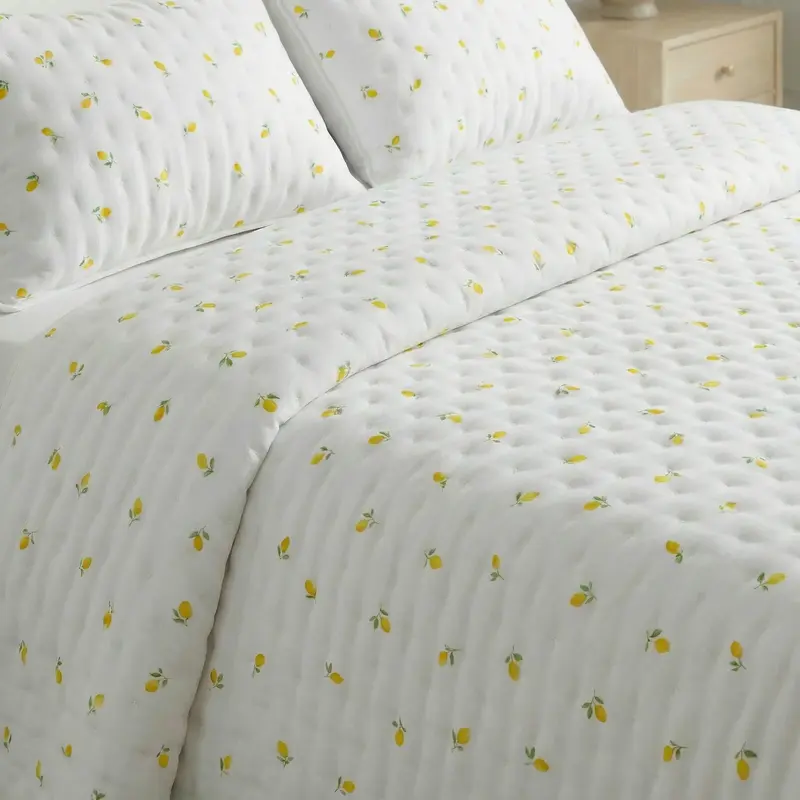 Colcha boutí estampada Eliana tacto suave