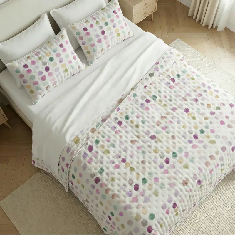Colcha boutí estampada Gari tacto suave