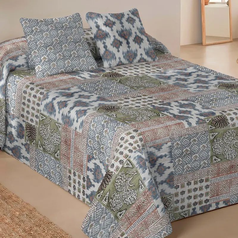 COLCHA BOUTI ESTAMPADA INDIAN