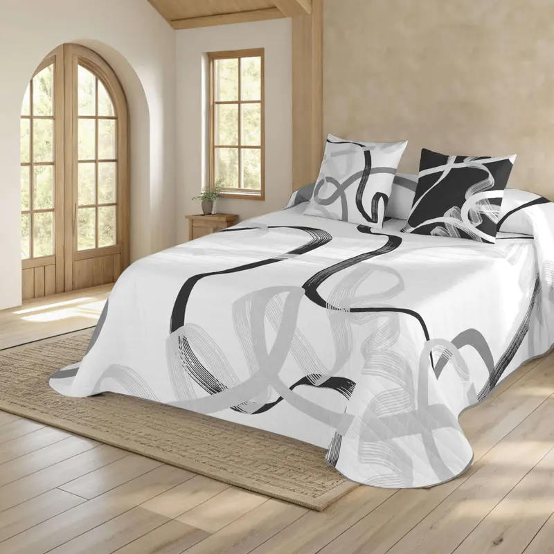 COLCHA BOUTI ESTAMPADA RIBBON