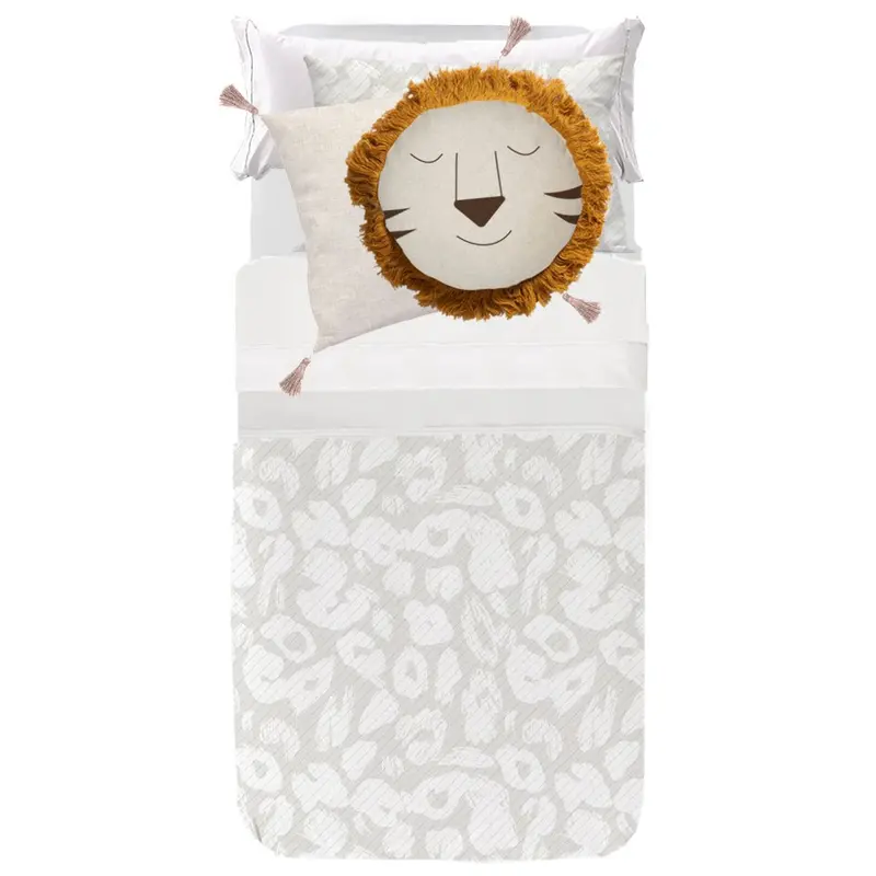 Colcha Infantil Lion plata