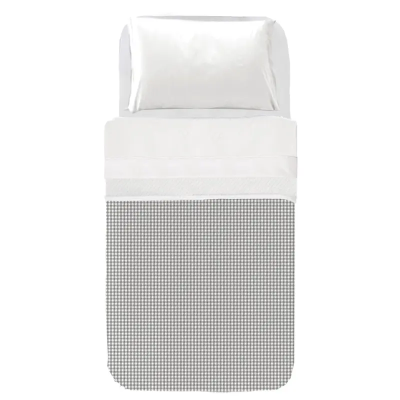Colcha Infantil Vichy Gris