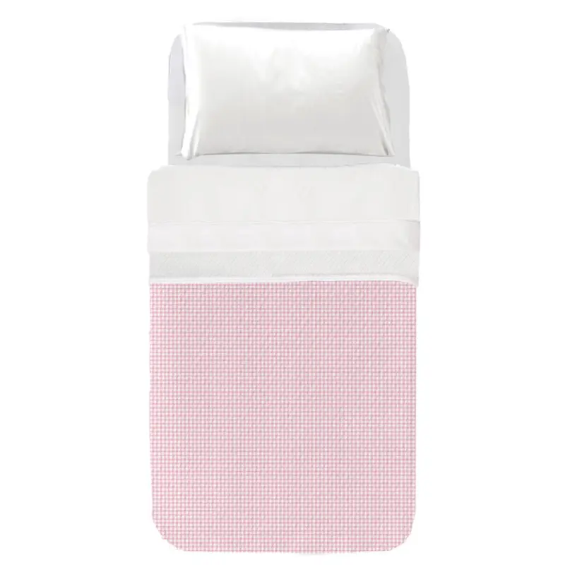 Colcha Infantil Vichy Rosa
