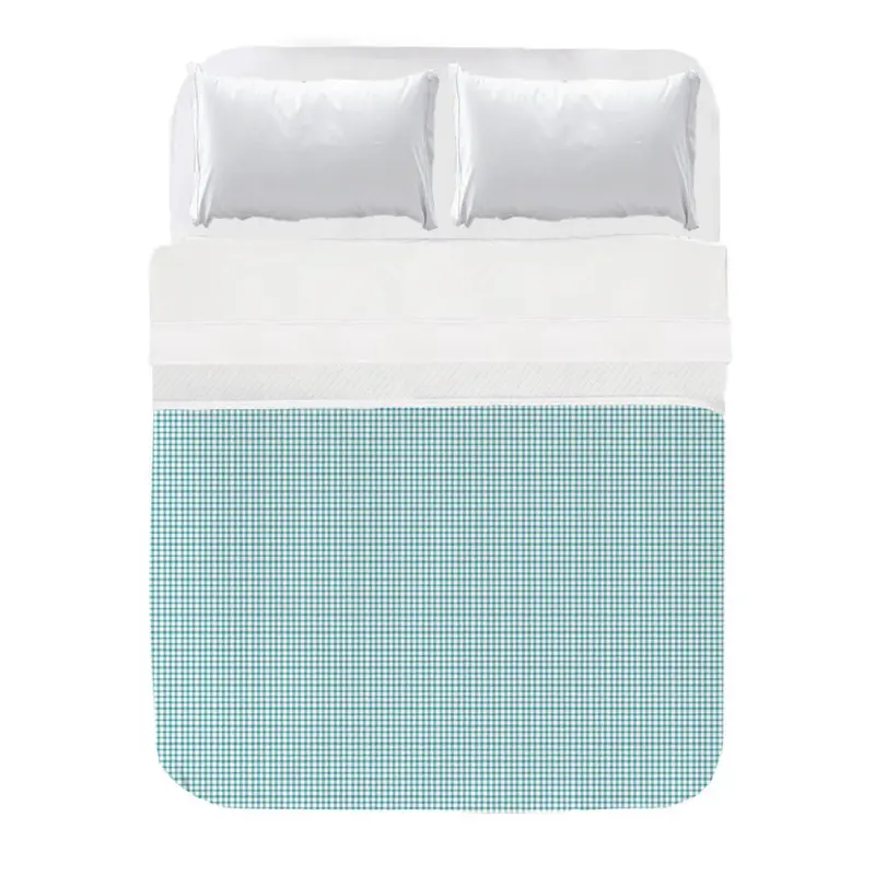 Colcha Vichy Turquesa