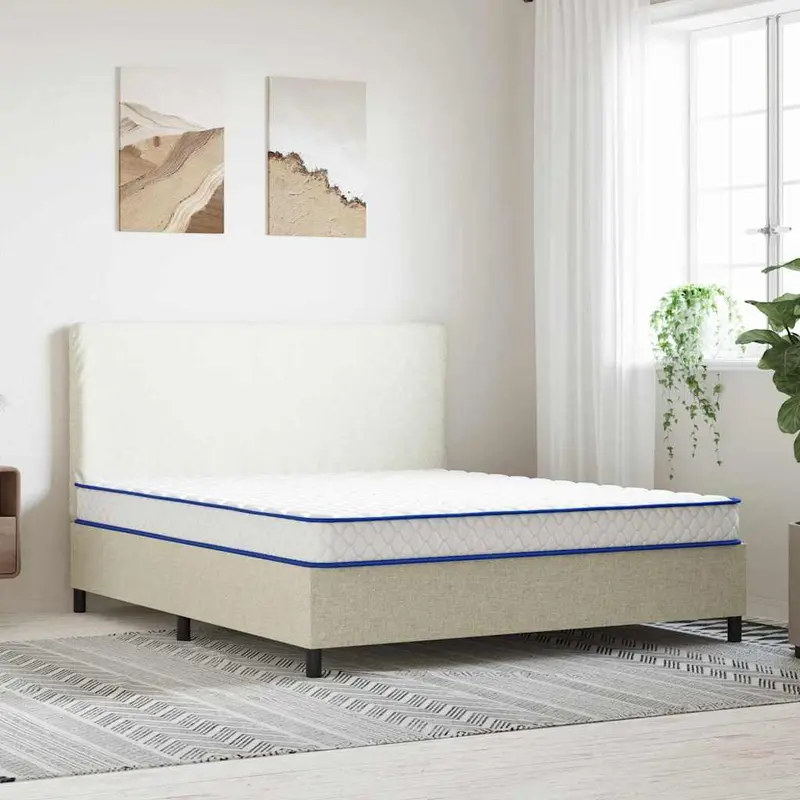 Colchón Colchón Suave Blanco 200 x 160 x 17 cm Espuma PU
