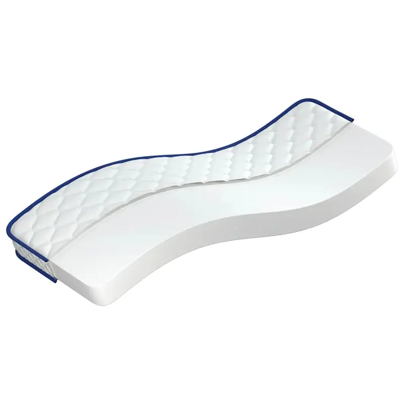 Colchón de espuma viscoelástica blanca suave