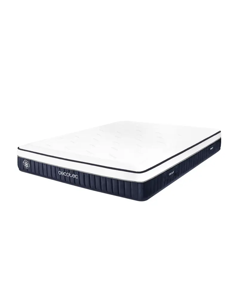 Colchón Hybrid 90x200 cm con Tecnología CoolConfort y Firmeza Alta para Descanso Óptimo de Cecotec
