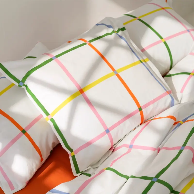 Color lines Funda de almohada