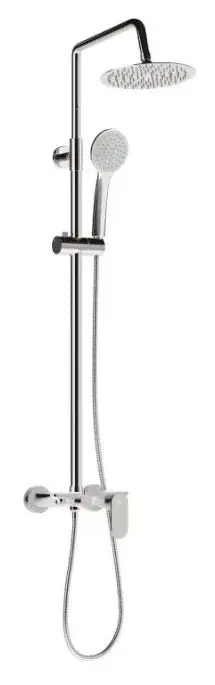 Columna de bañera con acabado cromado y – Källa