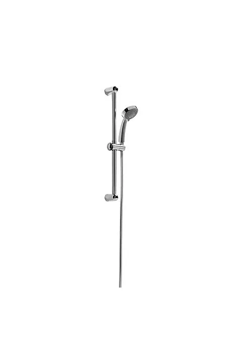 Columna de ducha de latón con acabado cromado kit de barra deslizante y masaje Eco Basic TRES