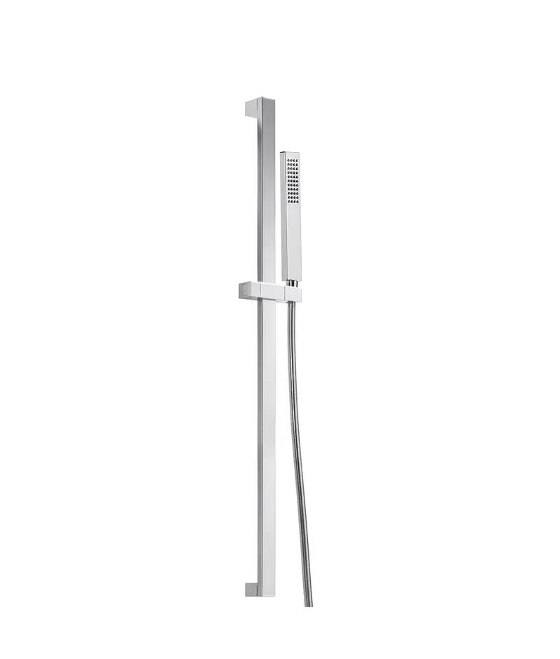Columna de ducha de latón con acabado cromado Kit de ducha y barra deslizante vertical Project-Slim TRES