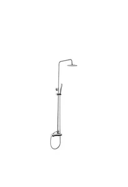 Columna de ducha monomando New Ícone Unisan – Telescópica, cromada, con rociador 20 cm
