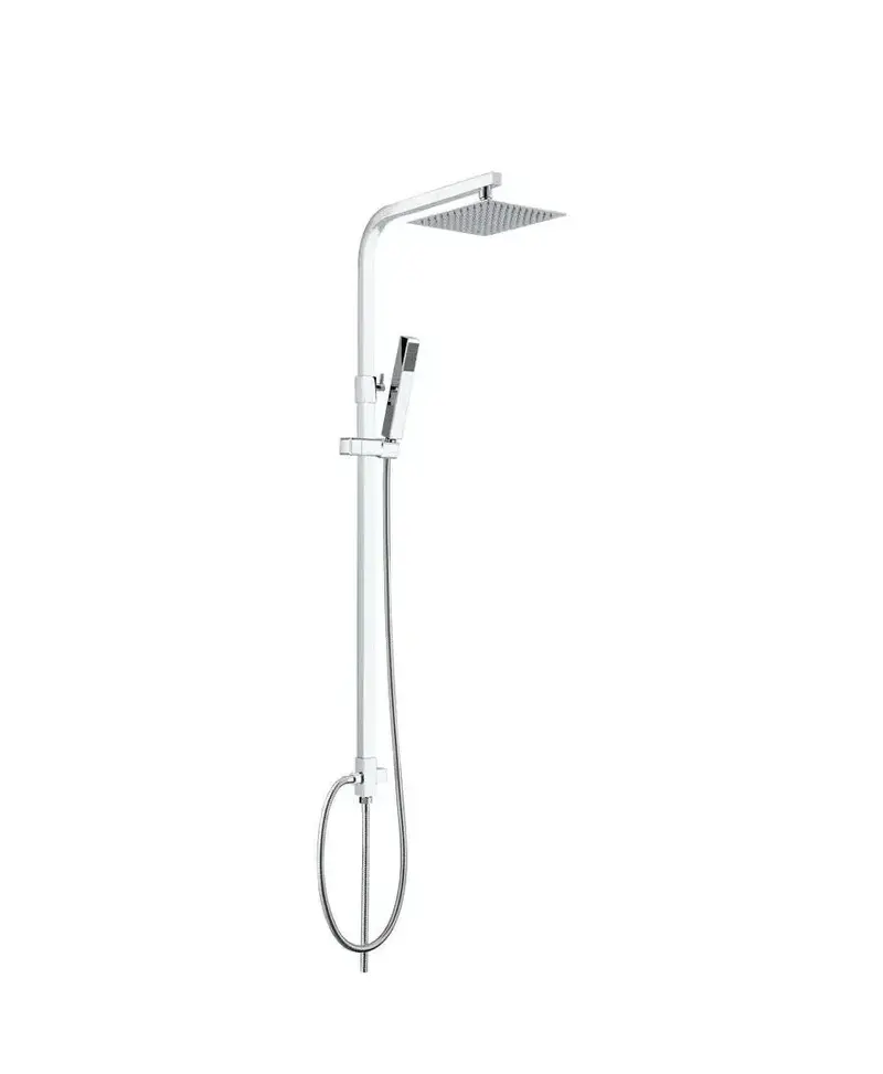 Columna monocomando para ducha con un diseño moderno de acabado cromado Minsk de Imex