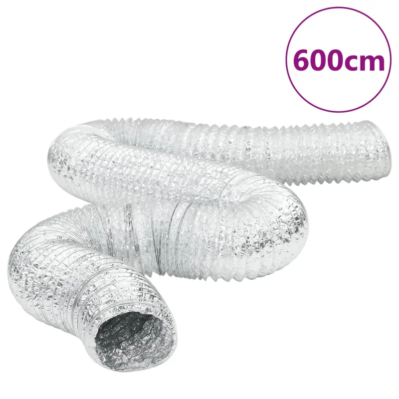 Conducto de ventilación de aluminio 6 m Ø10 cm