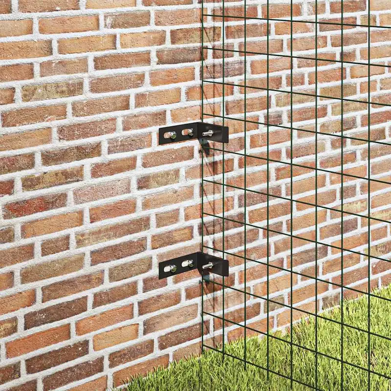 Conector de esquina para pared 10 sets gris antracita