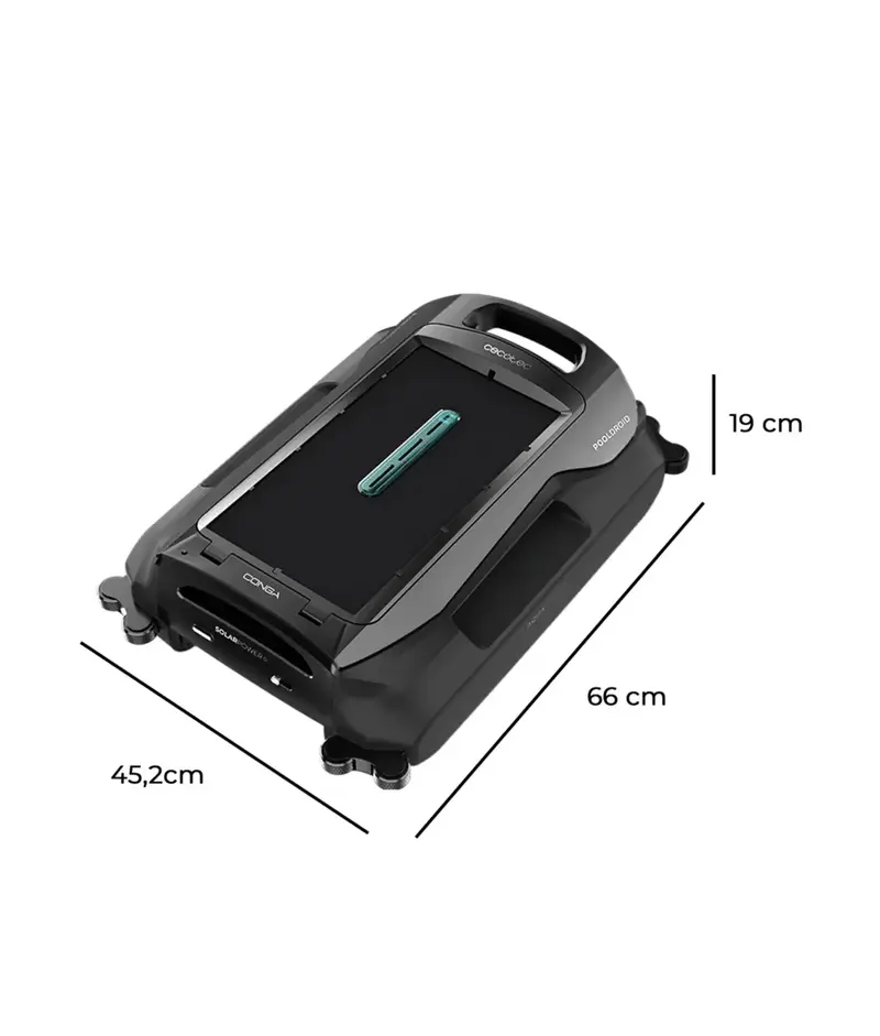 Conga Pooldroid AquaSkater Robots limpiapiscinas para una limpieza eficiente de superficies acuaticas Cecotec