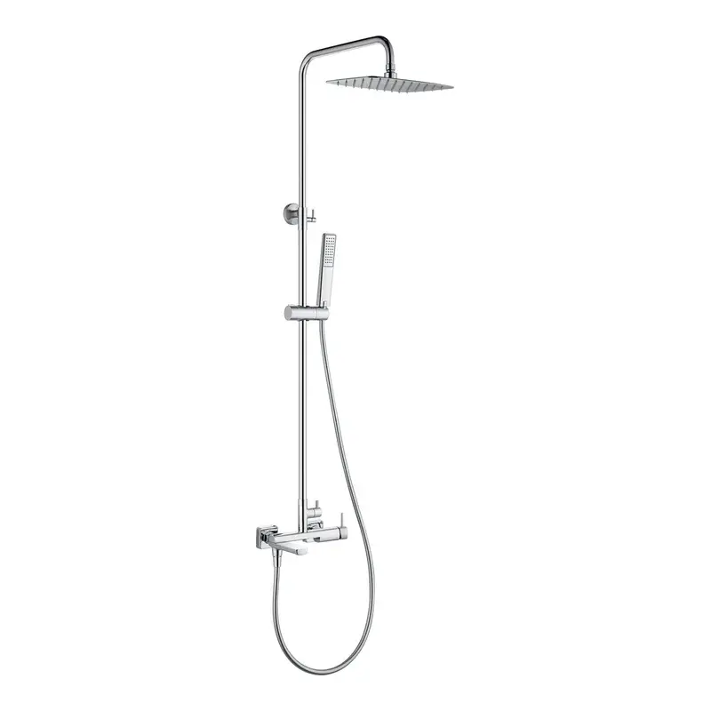 Conjunto Bañera Monomando Firenze Cromo Imex