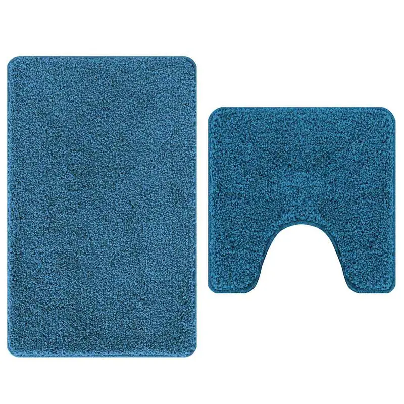 Conjunto de alfombra de baño PP antideslizante 2 pcs 8 colores