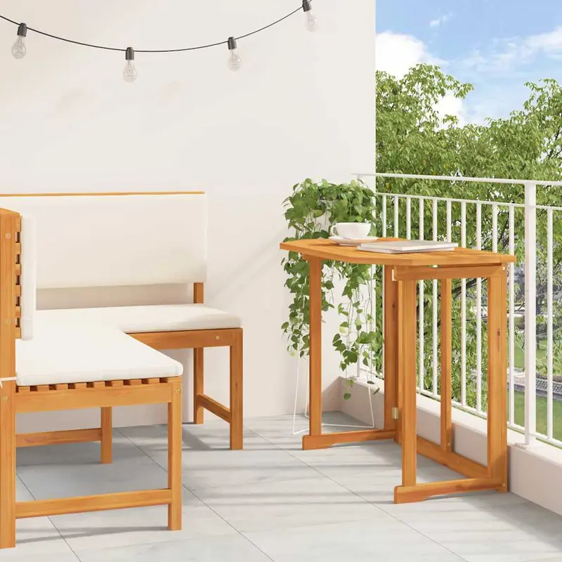 Conjunto de Bancos de Jardín 2 pcs Marrón