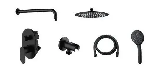 Conjunto de ducha a pared con rociador – Källa