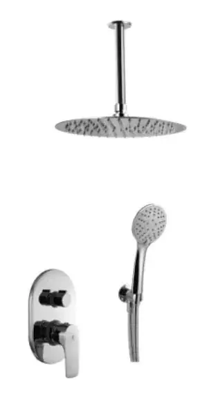 Conjunto de Ducha a Techo Cromado Sinua – Källa
