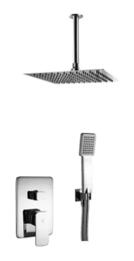 Conjunto de Ducha a Techo Cromado Skara – Källa