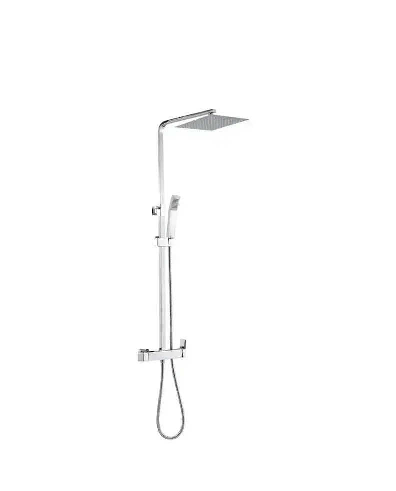 Conjunto de ducha monomando de acabado cromado con teleducha Inverter C GME