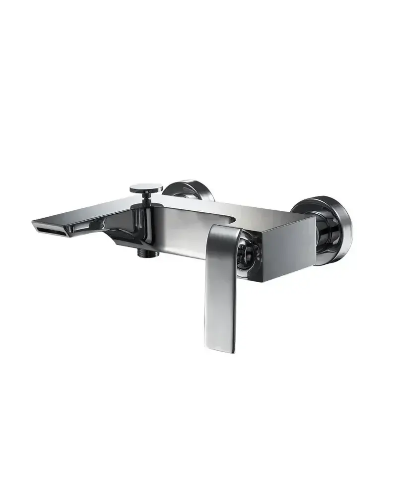 Conjunto de grifería para ducha y bañera con caño en cascada y monomando ZIO de GME