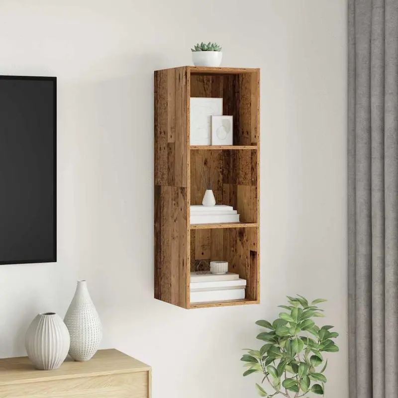 Conjunto de mueble de TV Madera Vieja 37 x 37 x 107 cm