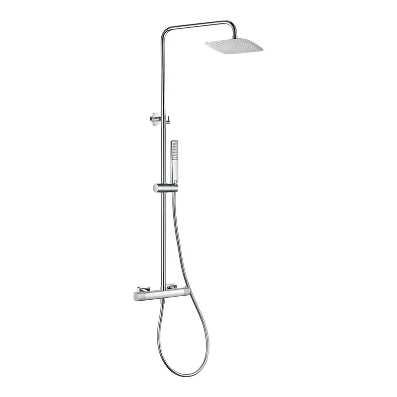 Conjunto ducha termostático Firenze cromo Imex
