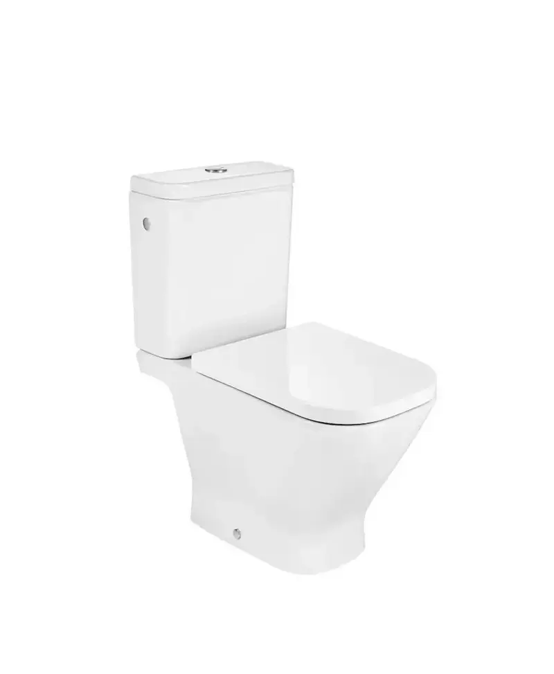 Conjunto para inodoro completo con salida vertical y tapa con asiento The Gap Roca