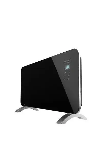 Convector de 1500 w en cristal templado con panel táctil y protección ip24 ready warm 6720 crystal connection de Cecotec