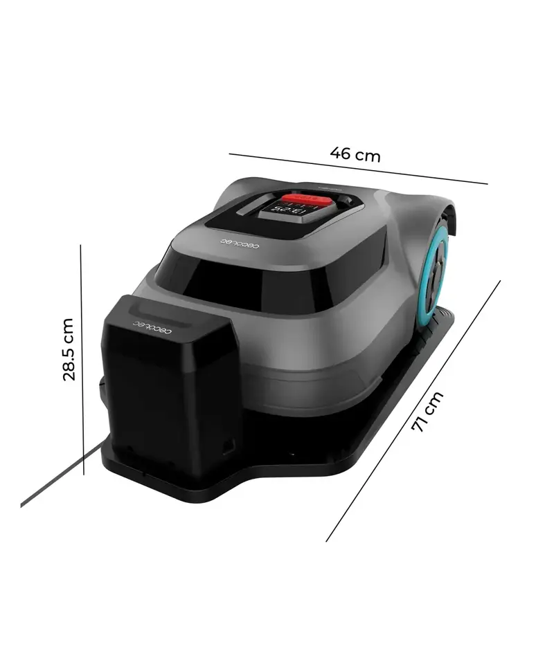 Corta césped inteligente Conga GrassHopper 500 con motor sin escobillas para 500 m2 y control APP de Cecotec
