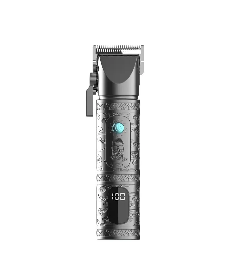 Cortapelos PrecisionCare Samurai Clipper a batería con cuchillas de acero inoxidable y 10 peines ajustables de Cecotec