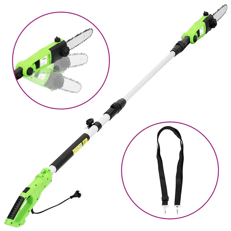Cortasetos eléctrico telescópico de pértiga 25 cm 710 W