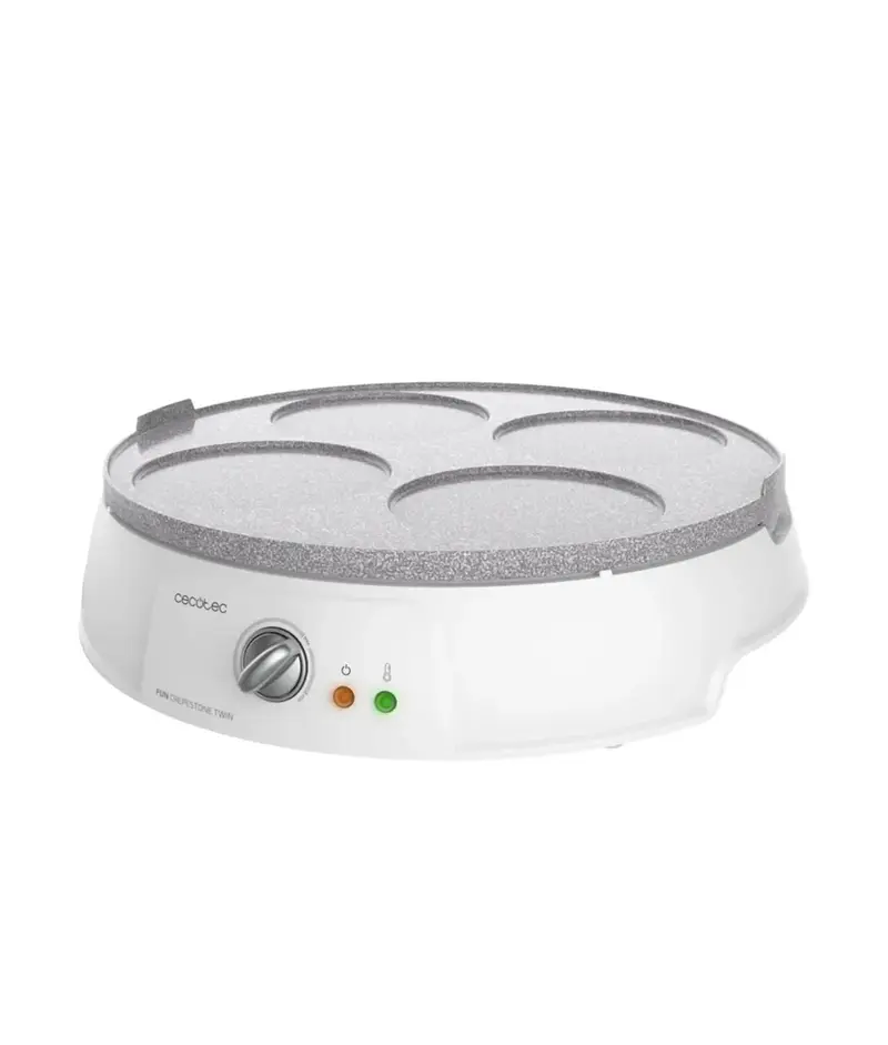 Crepera Eléctrica 1200W con Placa Reversible y Accesorios RockStone de Cecotec