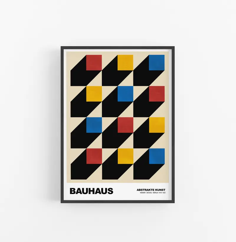 Cuadro Bauhaus Cuadros Colores