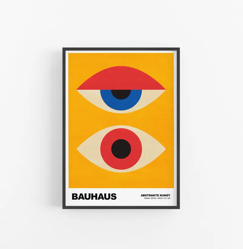 Cuadro Bauhaus Dos Ojos