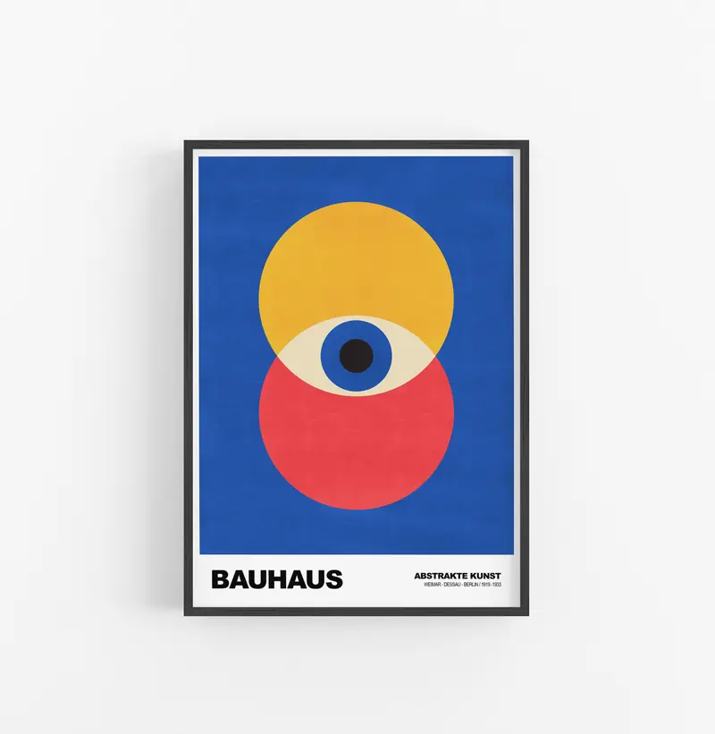 Cuadro Bauhaus Un Ojo