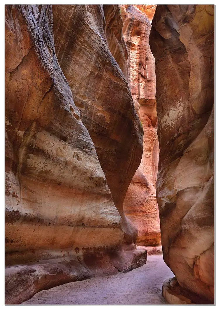 Cuadro Cañón Siq Petra Jordania