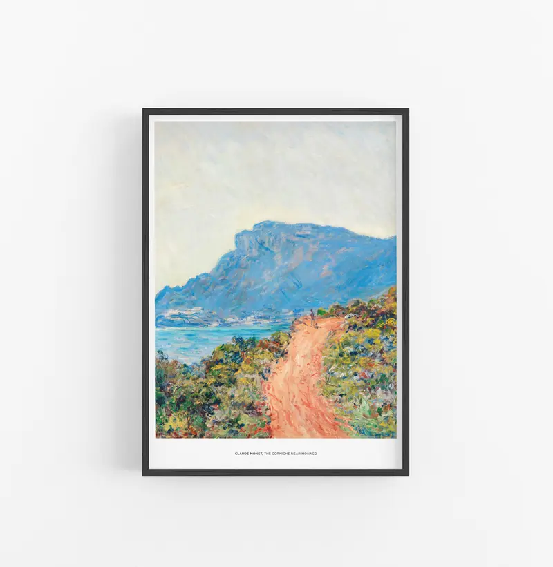 Cuadro Claude Monet The Corniche Near Monaco