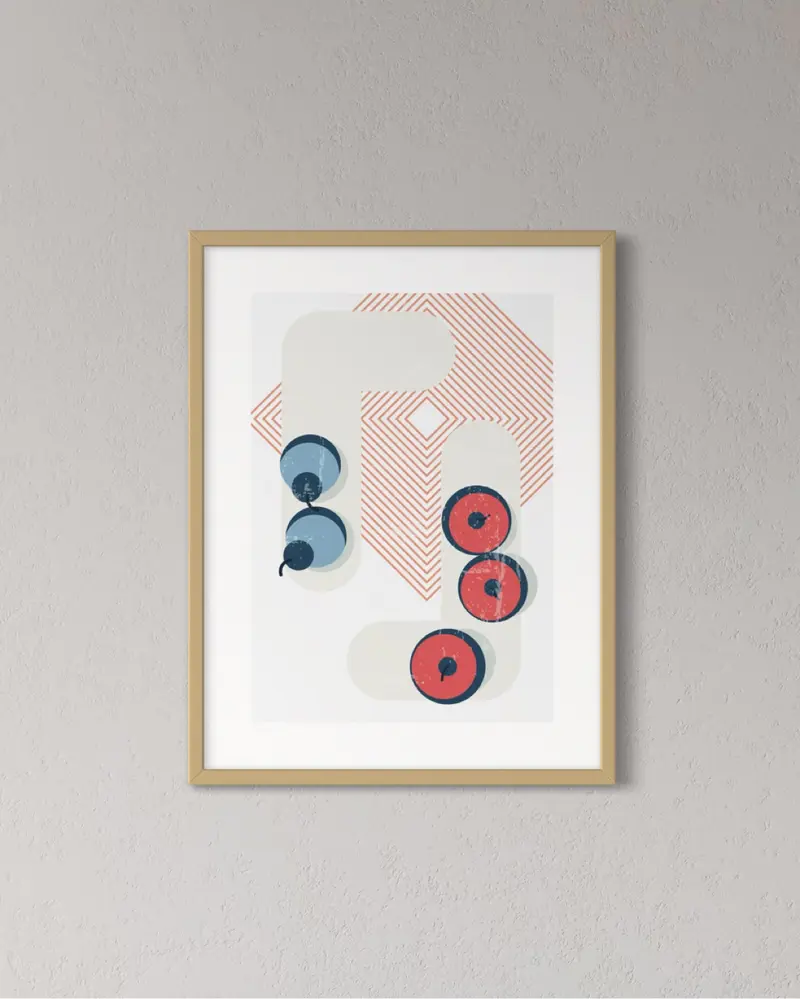 Cuadro Decorativo Geométrico Figuras